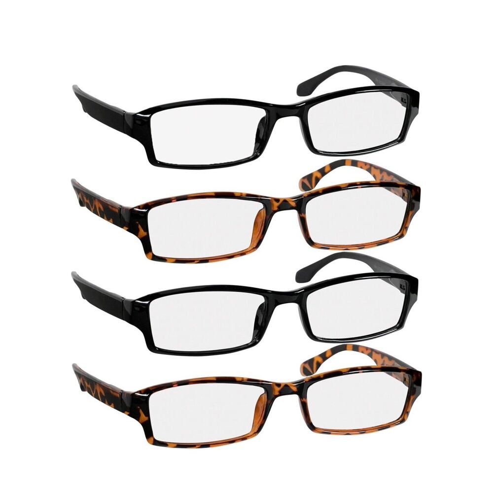 Truvision Readers Reading Glasses for Men and Women. +2.75 2 Tortoiseshell/Black